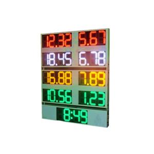 China 10 INCH OUTSIDE DIGITAL GAS PRICE SIGNS ALUMINIUM FRAME wholesale