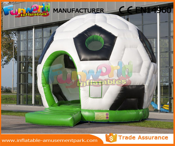 Quality Commercial Inflatable Football Bouncer PVC Tarpaulin Soccer Inflatable Bounce House for sale