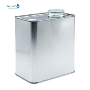 China 9Oz Metal Coffee Bean Tin Rust Resistant Square Tea Tin Cans wholesale