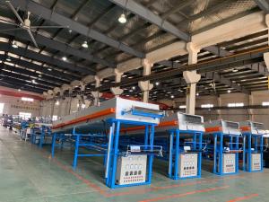 China Electric Copper Cable Coiling Machine , Automated Copper Wire Tinning Machine wholesale