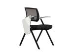 Aluminum Armrest Steel Pipe Ergonomic Folding Office Chair For Classroom