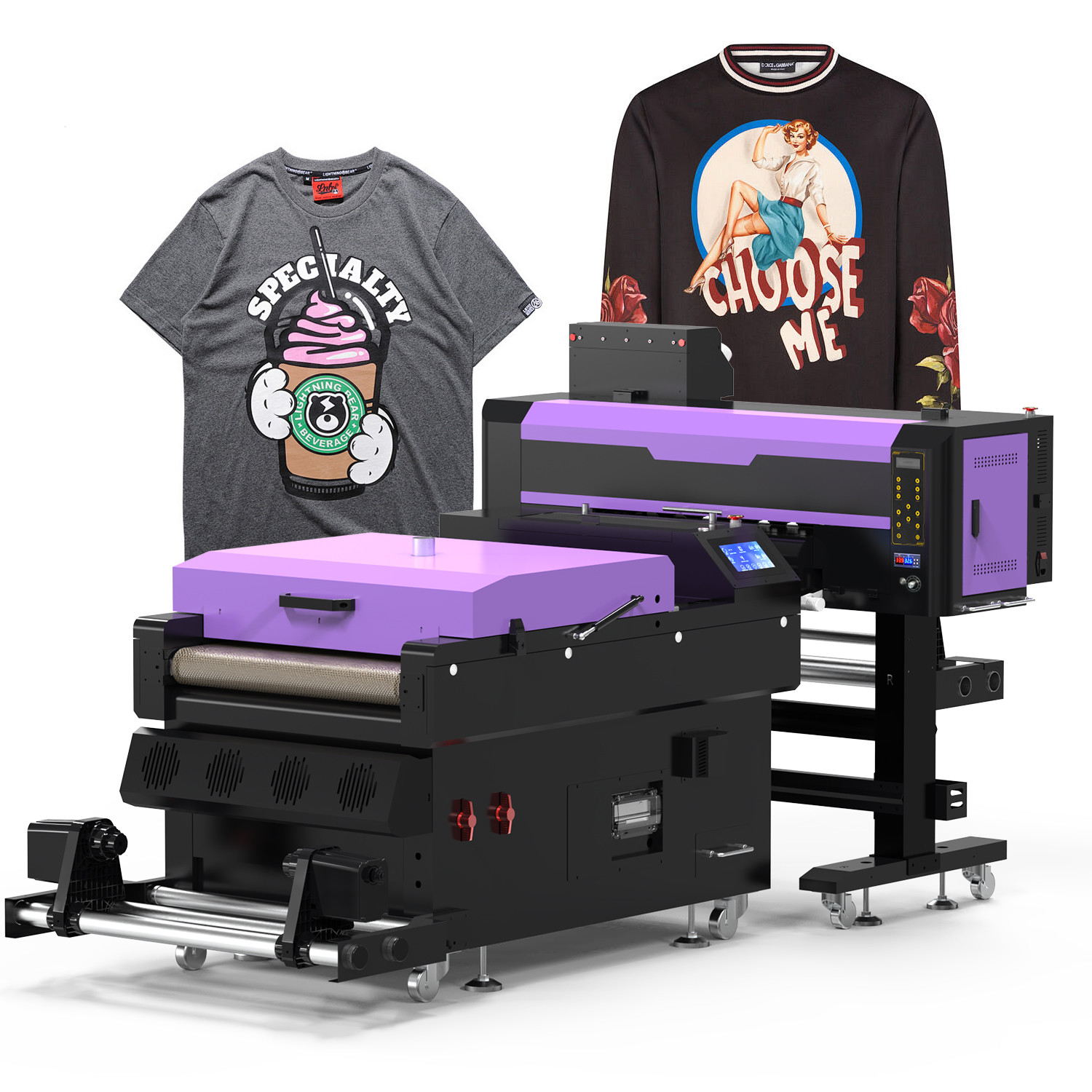 DTF Tshirt Printer Machine 60cm Dual I3200 Print Heads For Bag