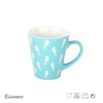Ceramic Promotional Coffee Mugs With Logo Hand Painted Minimalism 390ml