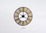 Wrought Iron Retro Vintage Classical Metal Wall Art Clock