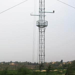 China Wire Supporting 4 Legged Tubular Iron Guyed Wire Tower wholesale