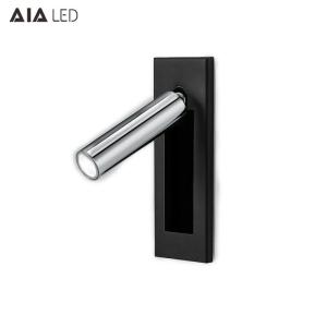 China Aluminum recessed mounted reading wall lamp LED bedside wall lamp/led bed book wall light wholesale