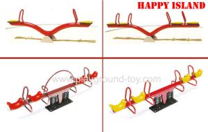 China Galvanized Steel Customized Seesaw Playground Equipment For Outdoor wholesale