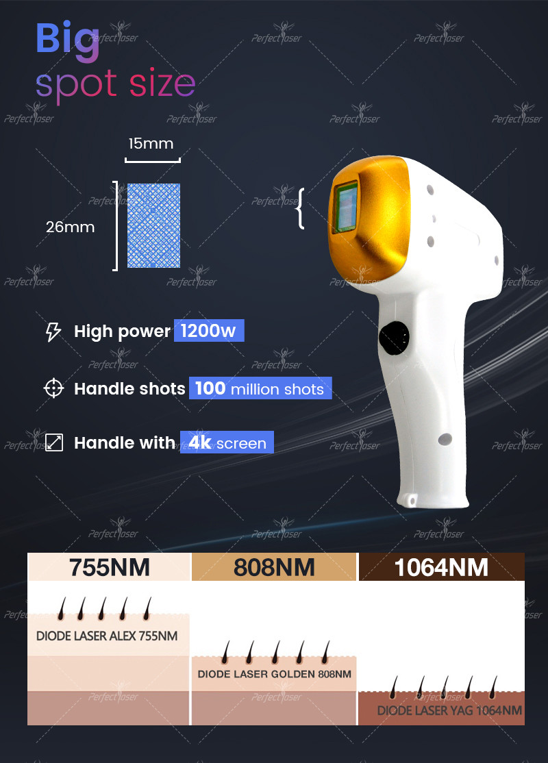 Cooling System Water Air Semiconductor Cooling 808nm Diode Laser Hair Removal Machine