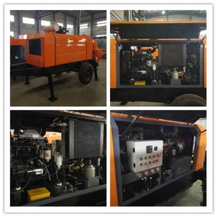 HBT40.10.60RS NEW Concrete Pump Fixed Mobile Trailer 40m3/H 4500kg