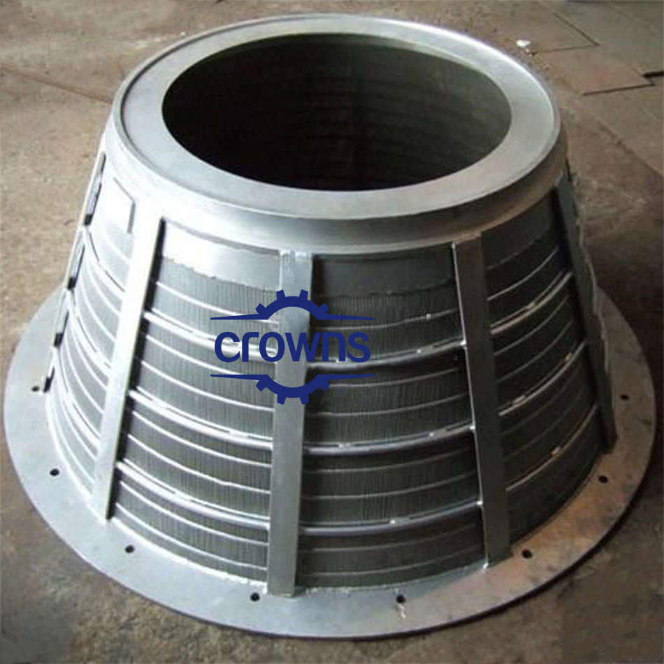 Stainless Steel Filter Element Centrifuge Basket For Coarse And Fine Coal Industry