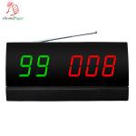 Restaurant equipment screen receiver with color nixie tube diapaly and English