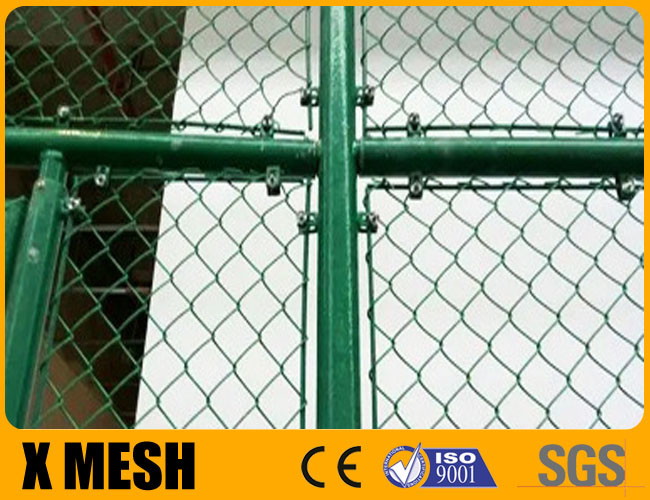 Sports Fields Chain Link Mesh Fence 4mm Wire Diamond Mesh Fence