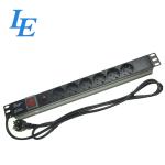 250VAC 19 Inch Server Rack PDU With C14 Inlet