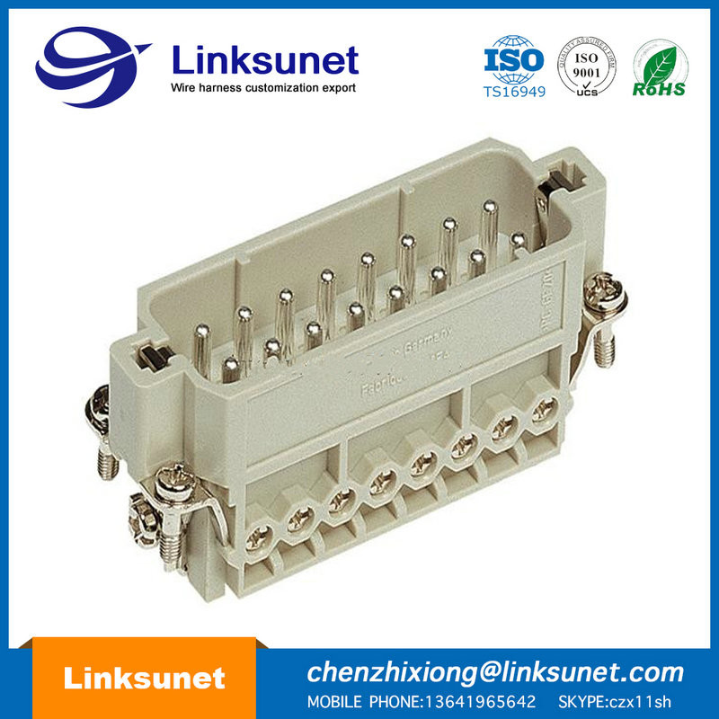 Two Modula Industrial Wire Harness Crimping Harting Industrial Connectors