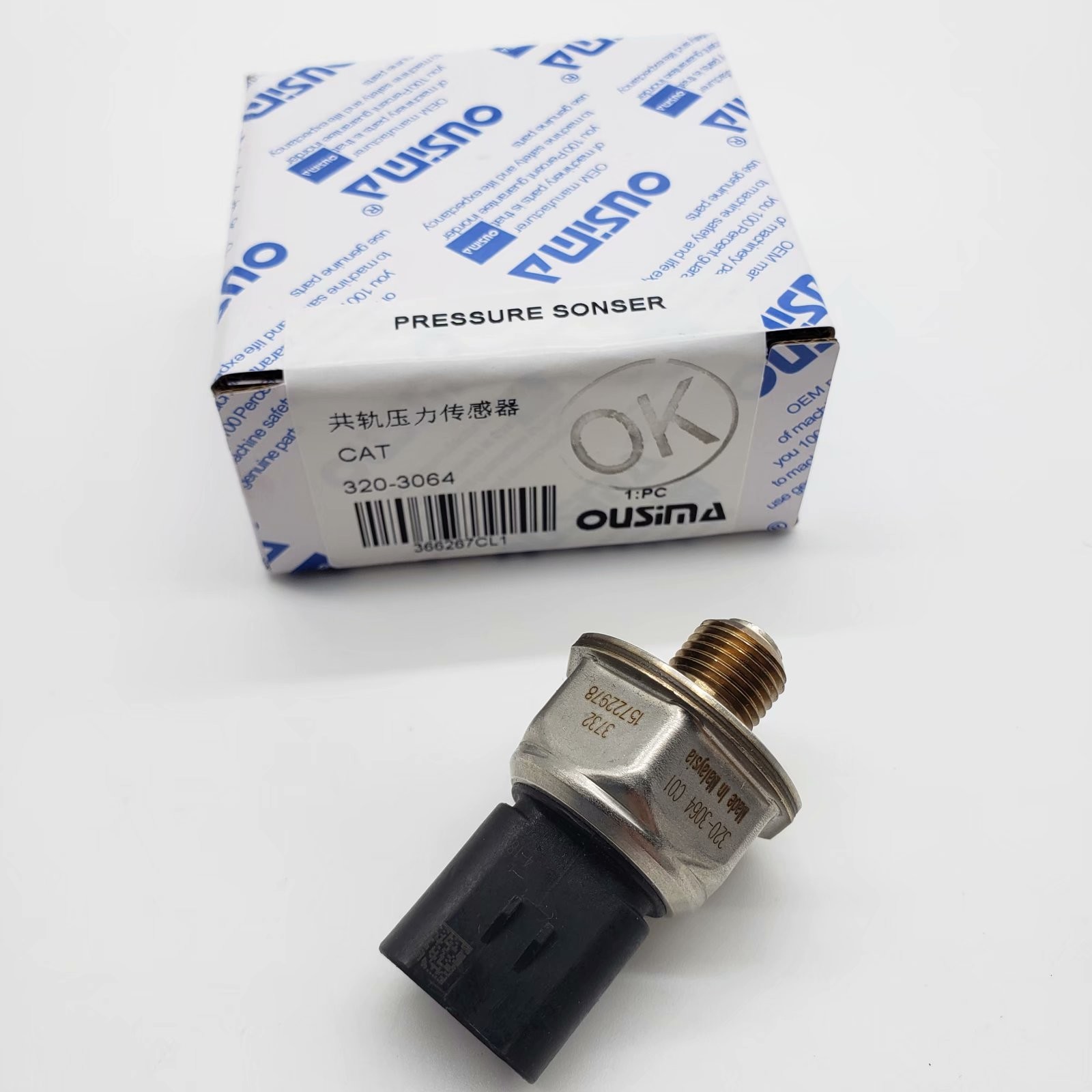 OUSIMA Fuel Pressure Sensor 3203064 320-3064 For Excavator 320C 312D