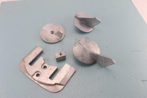 China Zinc Marine Sacrificial Anodes Customized Dimension For Boats / Ships wholesale