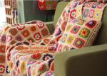 America Countryside Nordic Hand-woven crochet hook Daisy cover blanket,knitted