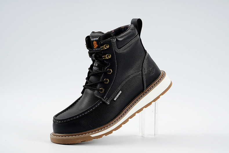 Anti-proof Work Shoes With PU Injection Molding Sole And Kevlar Midsole