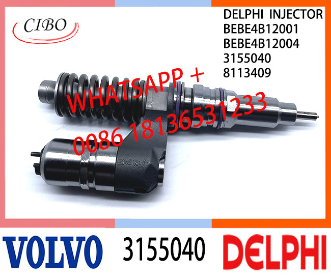 Fuel engine Diesel Injector 3155040 BEBE4B12001 BEBE4B12004 8113409 A3 for VOL FH12 3039 EURO / D12 EURO SPEC