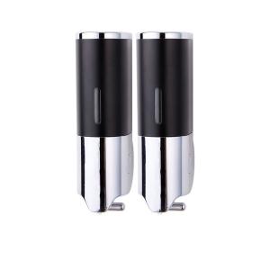 China Double Soap Dispenser Wall Mounted Body Wash Shampoo Dispenser wholesale