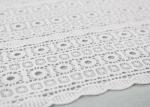 Embroidered Guipure Water Soluble Lace Cotton Chemical Lace Fabric For Clothing