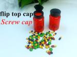 Red Pharmacy Prescription Bottles 100ml 150ml Capsule Storage