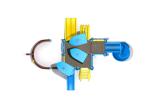 3-14 Years Kids Outdoor Playground Equipment Anti Static Pirate Style TQ-HD105