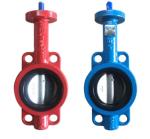 Ductile Iron 4 Inch Wafer Butterfly Valve With Lever Operator