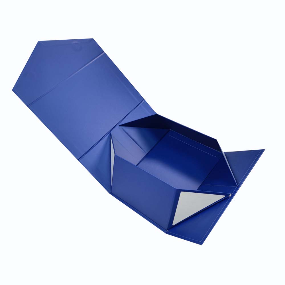 Large Gray Wig Packaging Boxes Paper A5 Foldable Magnetic Gift Box