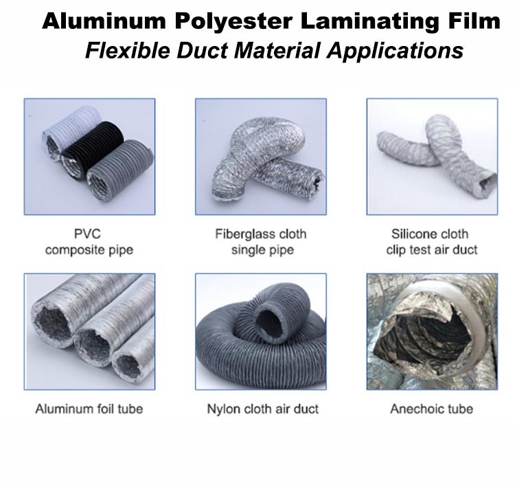 0.012mm Clear Transparent PET Polyester For Flexible Duct Film
