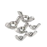 GB Standard Stainless Steel Wing Screws Butterfly Nuts 6mm 8mm 10mm for Heavy