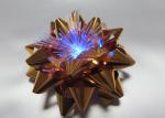 Fiber - optic Metallic PET LED bows for Celebrative Wedding / Party / Holiday