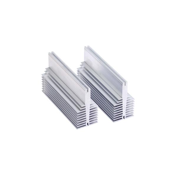 6061T6 Aluminium Heat Sink Profiles , Aluminum Heatsink Extrusion Profiles