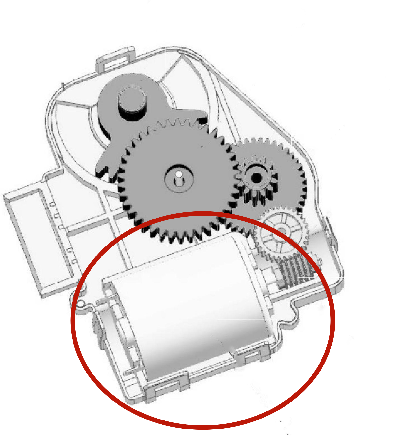 Customized 12V 24.4mm RF-370CB-11670 Motor for Air Conditioning Damper Actuator