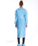 PP Disposable Medical Gowns Anti Alcohol With Eastic / Knitted Cuffs
