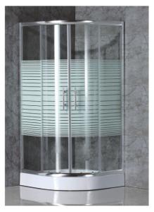 China simple shower enclosure with strip glass wholesale