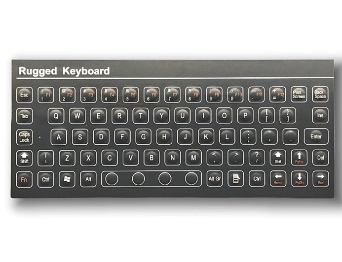 Mini Industrial Panel Mounted Keyboard F8 Lightweight Keyboard 68 Keys 470g