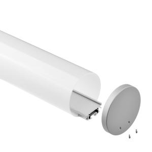 China Diameter 120mm Round LED Extrusion Light Aluminium Housing Suspended wholesale