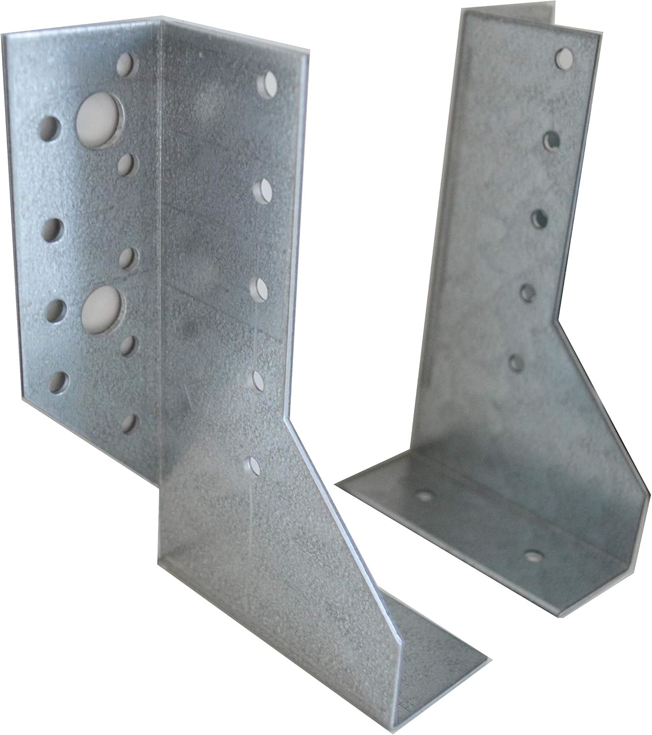 LU26 Light Face-Mount Joist Hanger - Wood Construction Connectors, 20 Gauge Galvanized Steel Brackets, Hurricane Rafter Ties, 2x6, 100 Per Pack