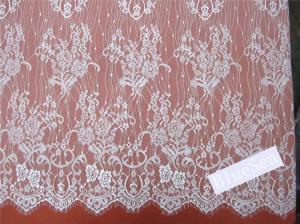 China Green Environmental Protection Eyelash Lace Fabric for Wedding Dress wholesale