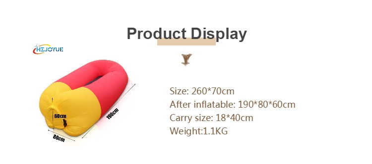Factory direct Outdoor Furniture Hangout lazy air sleeping bag
