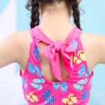 Sunny Girls Swim Suit Two Pieces Shirt Girl Push Up Swimsuit For Children