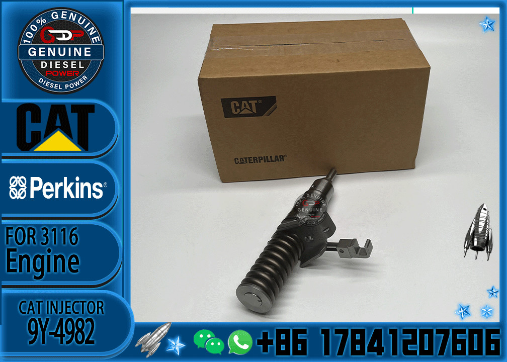 New Fuel Injector 127-8207 0R-8475 OR-8475 9Y-4982 7E-8727 OR-3002 0R-3002 for Caterpillar Industrial 3114 CB434 CP563 0