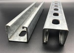 China Manufacturer Zinc Plated Custom Length Slotted Plain Unistrut Channel wholesale