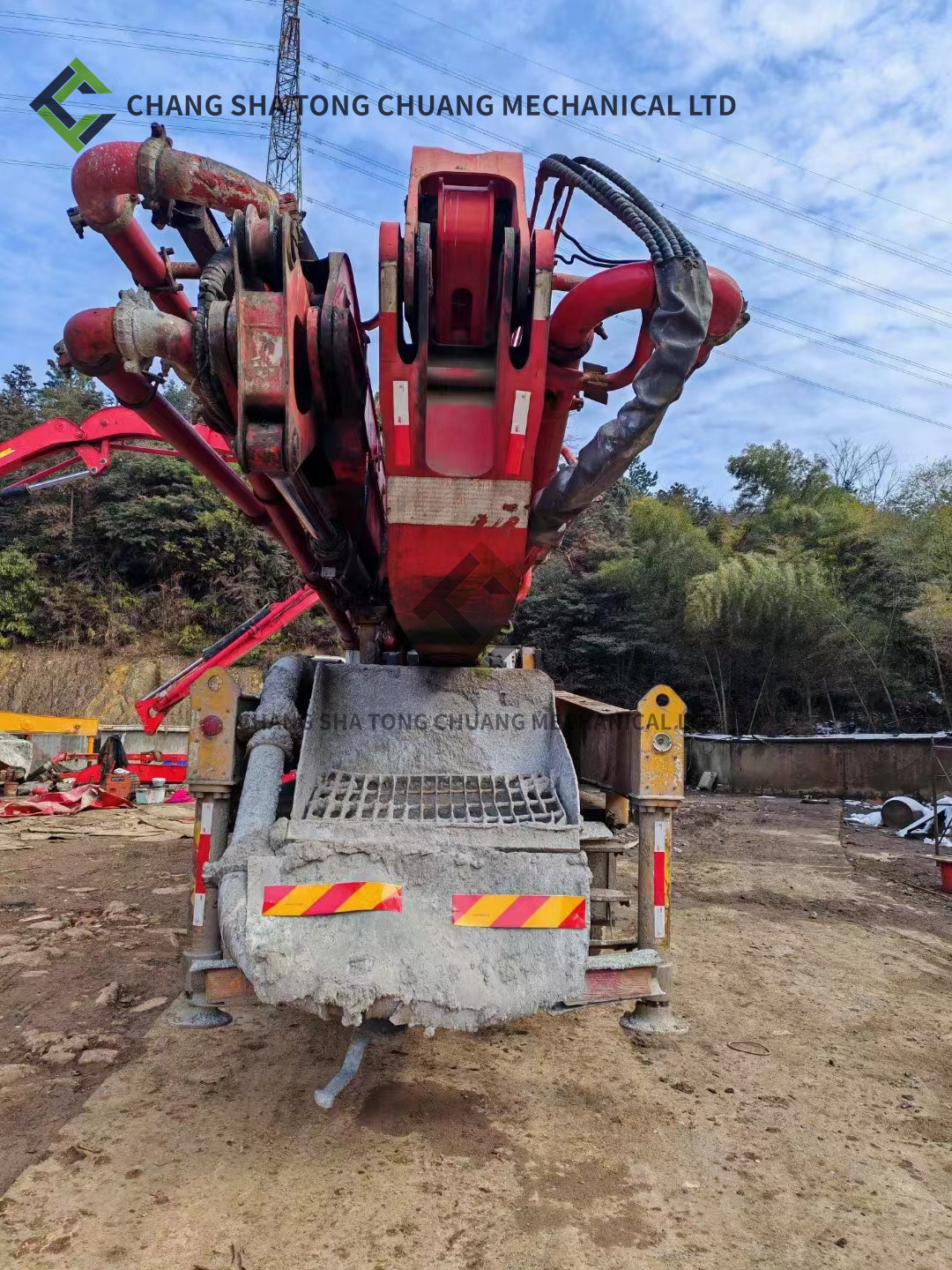 2012 Sany Heavy Industry SY5310THB40B 46E Used Concrete Pump Truck 46 Meter
