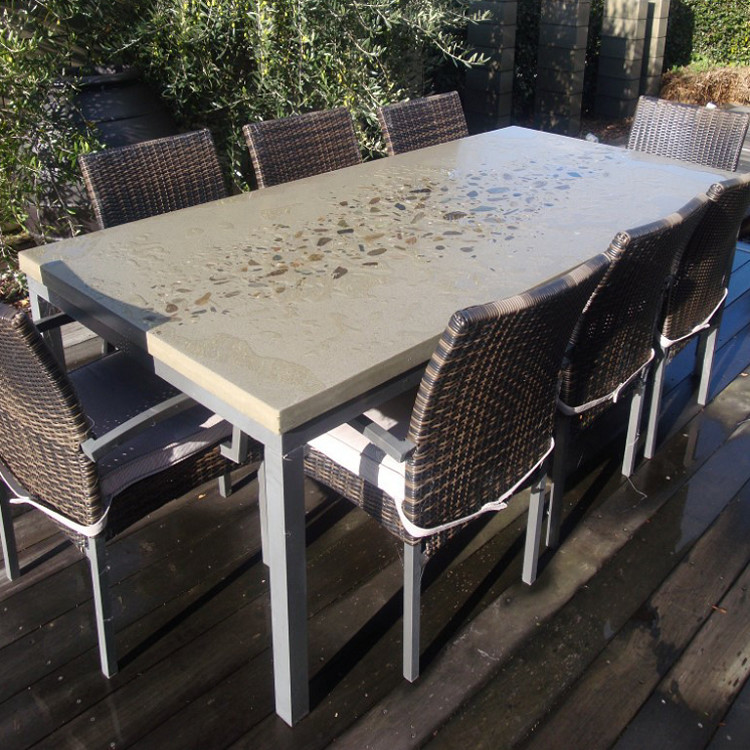 Home Furniture Modern Living Room Concrete Table White Round Concrete Coffee Table