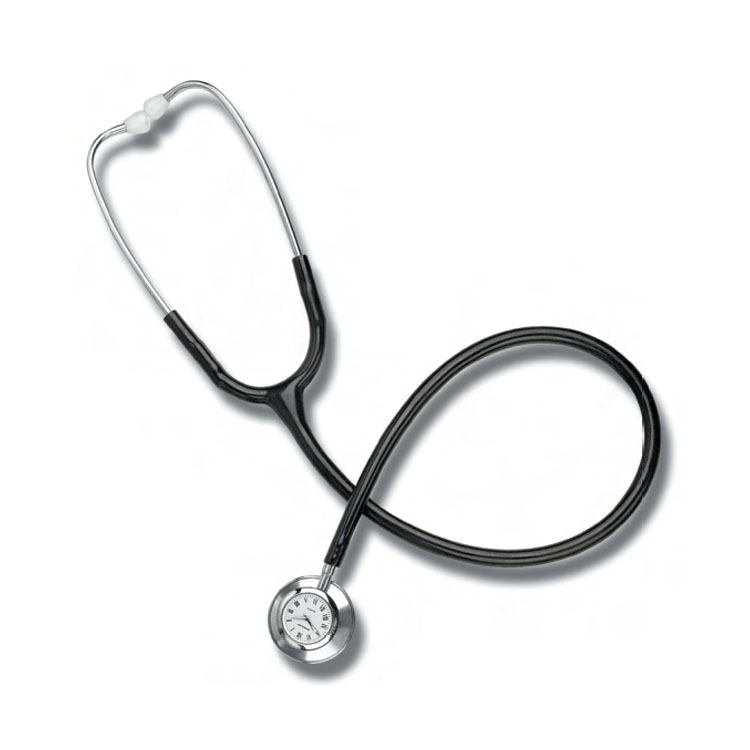Medical Professional Standard PVC Y-tubing Single head Stethoscope Clock Stethoscope