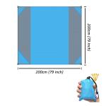 Outdoor Camping Sand Proof Ripstop Nylon Waterproof Compact Beach Blanket /