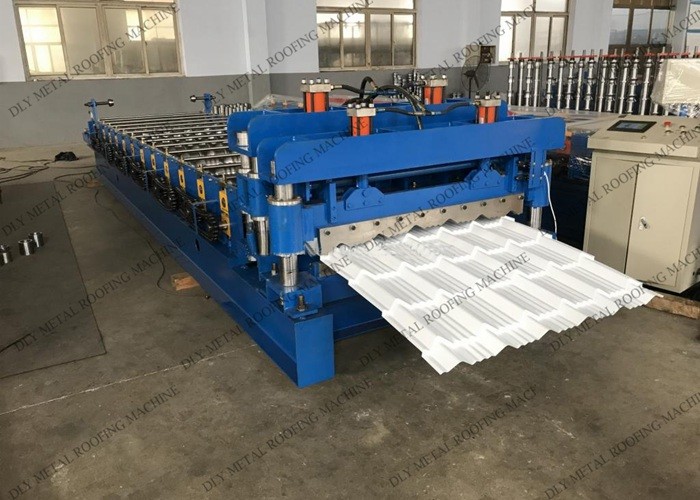 Cr12 Roofing Forming Machine 380V Glazed Tile Roll Forming Machine
