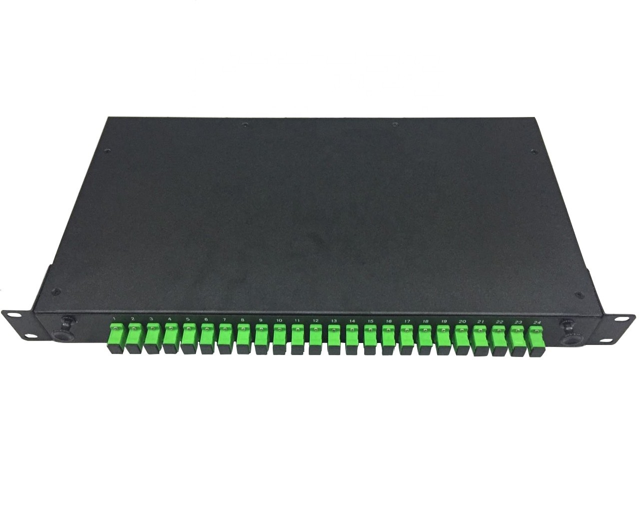 19" 1U 2U Fiber Optical 1x64 Rack Mount Patch Panels